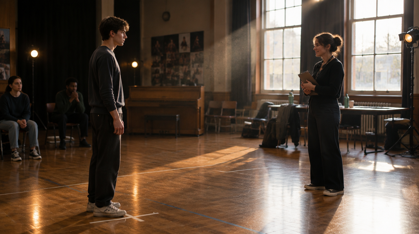 First Call dawn rehearsal still