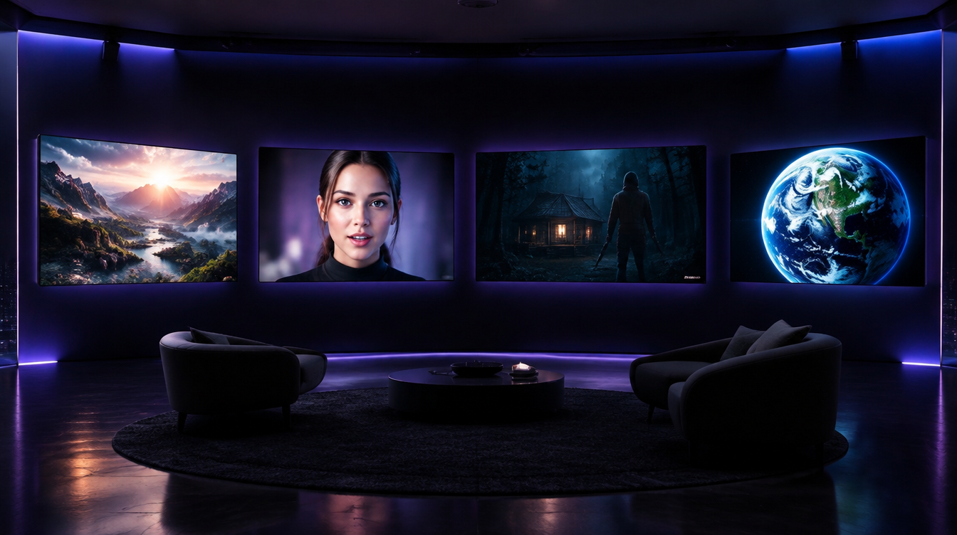 Media showcase wall